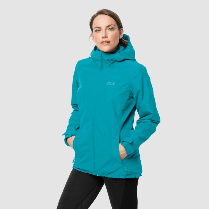 Chamarra Jack Wolfskin Norrland 3in1 Mujer Verdes Oscuro Mexico-3564129